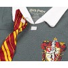 Harry Potter Pajama Girls Hermione Gryffindor Uniform With Tie Fleece Nightgown - 3 of 4