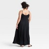 Women's Seamed Maxi A-Line Dress - Ava & Viv™ - image 2 of 3