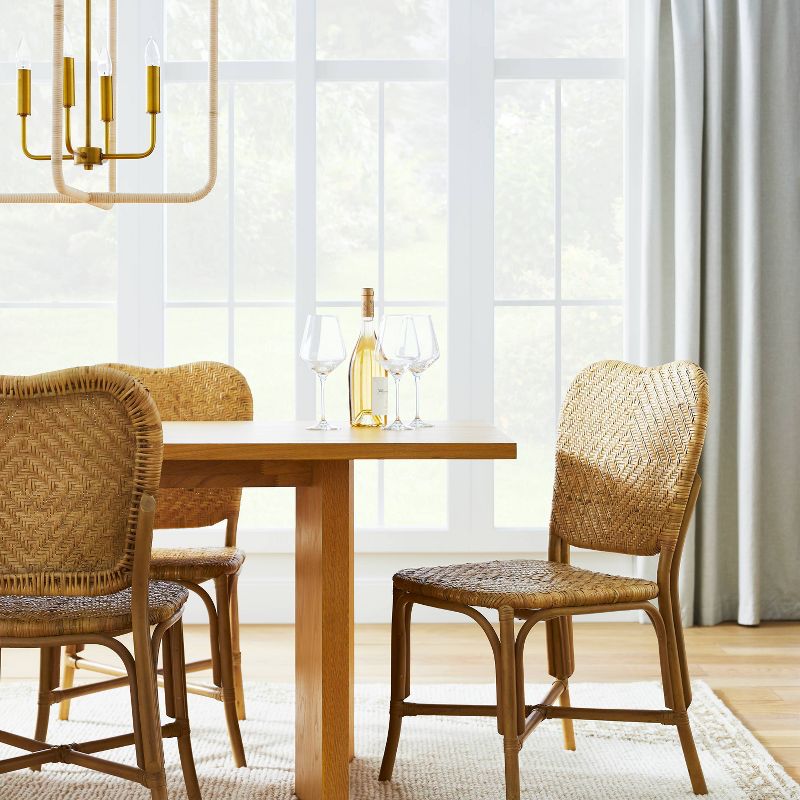 Interlaken Rattan with Woven Seat and Back Dining Chair - Threshold&#8482; designed with Studio McGee, 3 of 9