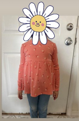 & Toddler Jack™ Floral : - Orange Girls\' Shirt Target Cat