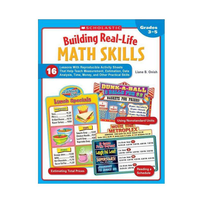 Building Real-Life Math Skills, Grades 3-5 - by  Liane Onish (Paperback), 1 of 2