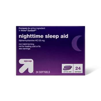 Diphendyramine Sleep Aid Softgels - 24ct - up & up™