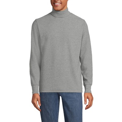 Lands' End Men's Long Sleeve Waffle Turtle Neck