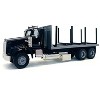 Kenworth T800 Stake Bed Truck Black 1/87 (HO) Scale Plastic Model Car by Promotex - 2 of 4