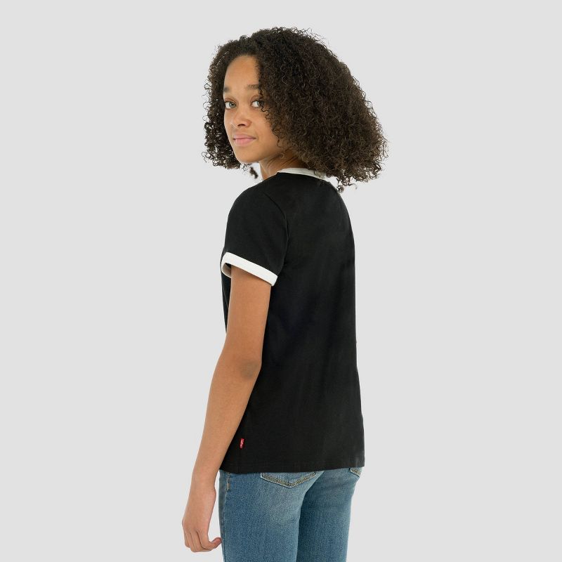 Levi's® Girls' Short Sleeve Oversized Batwing Graphic T-Shirt, 3 of 11