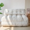 MAXYOYO Corduroy Folding Sofa Bed, Convertible Sleeper Chair with Pillow Foldable Mattress with Back Support - 2 of 4