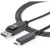 StarTech.com 6ft/1.8m USB C to Displayport 1.4 Cable Adapter - 4K/5K/8K USB Type C to DP 1.4 Monitor Video Converter Cable - HDR/HBR3/DSC - image 3 of 4