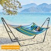 Yaheetech Universal Steel Hammock Stand for Outdoor Balconies, Porches, Black - 2 of 4