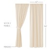 Tobacco Cloth Natural Panel Set of 2 96x40 - 2 of 4
