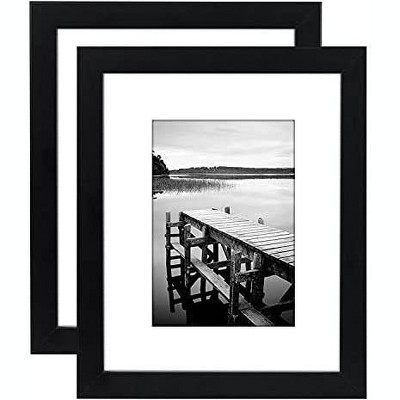 Americanflat Picture Frame with tempered shatter-resistant glass - Available in a variety of sizes and styles