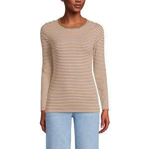 Lands' End Women's Cotton Rib T-shirt - 1 of 3