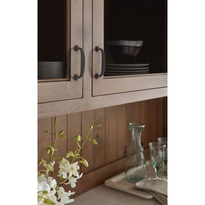 Oil-Rubbed Bronze 3-Inch Modern Cabinet Pull with Mounting Hardware