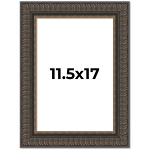 PosterPalooza | Museum Brown Picture Frame - UV Acrylic, Foam Board Backing, Hanging Hardware - 1 of 4