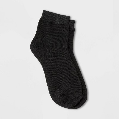 Women's Ankle Socks - Xhilaration™ Black 4-10