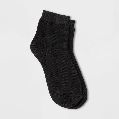 Women's Ankle Socks - Xhilaration™ Black 4-10 : Target