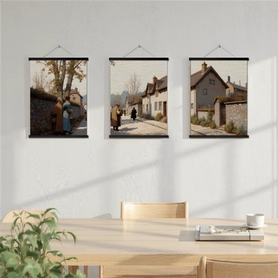 Floral Canvas Wall Art with Strong Artistic and Visual Aesthetics,3 - Pieces