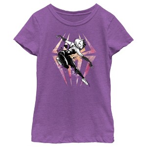 Girl's Spider-Man: Across the Spider-Verse Spider Gwen Sketch T-Shirt - 1 of 4