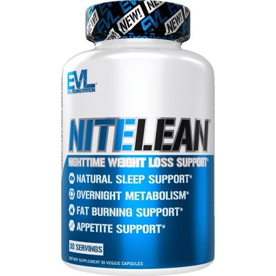 Evlution Nutrition NiteLean - Nighttime Weight Loss Support - 30 Servings