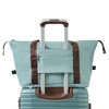 Gulches Luggage Sets 3 Piece Carry on Luggage 22x14x9 Airline Approved, Lightweight Hardshell ABS Suitcases with Wheels, 20 inch, Blu - 3 of 4