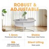 Coffee Table with Lift Top and Hidden Storage, Round Center Table for Living Room - 3 of 4