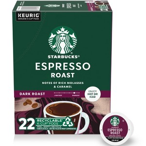 Starbucks Espresso Roast K-Cup - 22ct - 1 of 4