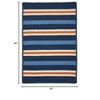 Colonial Mills Painter Stripe Braided Rug, Set Sail Blue 5'x7', Rectangle Shape - 2 of 2