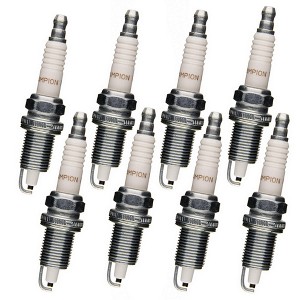 Champion 8 Pack of Genuine OEM (412S) Spark Plugs - RC12LYC-8PK - 1 of 3