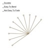 Unique Bargains DIY Craft Necklaces Bracelets Earrings Jewelry Making Iron 21 Gauge Eye Pins 500 Pcs - 4 of 4