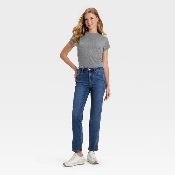 Jeans Rectos de Cintura Alta para Mujer - Universal Thread™ 3