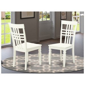 HomeStock Beachy Beauty Dining Chair With Wood Seat - Linen - 1 of 3