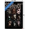 Trends International Slipknot - Masks 08 Unframed Wall Poster Print Clear Push Pins Bundle 22.375" x 34" - 3 of 4