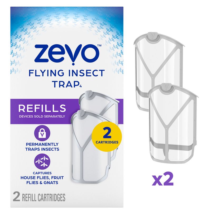 Zevo Flying Insect Trap Refill Cartridges - 2pk, 1 of 18
