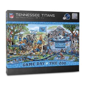 NFL Tennessee Titans Game Day at the Zoo 500pc Puzzle