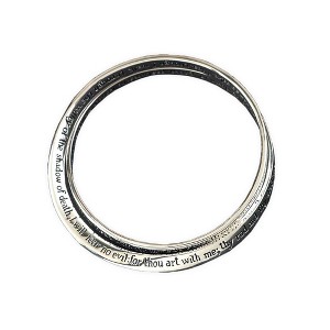 Dicksons Lord is My Shepherd Psalm 23 Womens Silver Plated Double Mobius Fashion Bracelet - 1 of 2