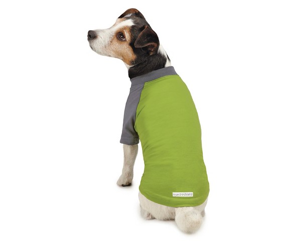 Insect Shield Premium Dog Tee - Green - 26/30"