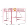 Karl Home Loft Bed Twin Full Queen Size with Flat Rungs for Adults, Kids and Young Teens, No Box Spring Required - 2 of 4