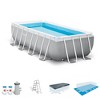 Intex 16ft x 3.5ft Prism Frame Rectangle Pool & Type A Filter Cartridge (6 Pack) - 4 of 4