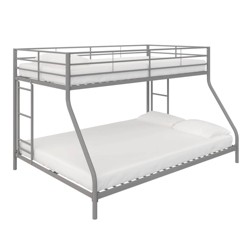 Twin Over Convertible Metal Bunk, Dorel Twin Over Full Metal Bunk Bed Assembly Instructions