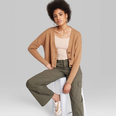 Cropped cardigan clearance target