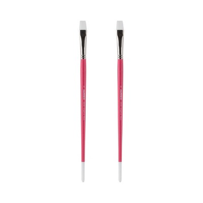 Creative Mark Pro White Soft Filament Acrylic Paint Brushes - Bright  Sets of 3 - Versatile Synthetic Brushes for Acrylic Painting , Gouache, Oils &