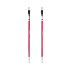 Creative Mark Pro White Soft Filament Acrylic Paint Brushes - Bright  Sets of 3 - Versatile Synthetic Brushes for Acrylic Painting , Gouache, Oils & - 1 of 4