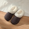 Roxoni Women's Winter Fur Warm and Comfortable Clog Slipper - 2 of 4