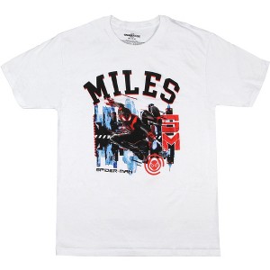 Marvel Comics Men's Miles Morales Spider-Man Gamerverse Adult T-Shirt - 1 of 4