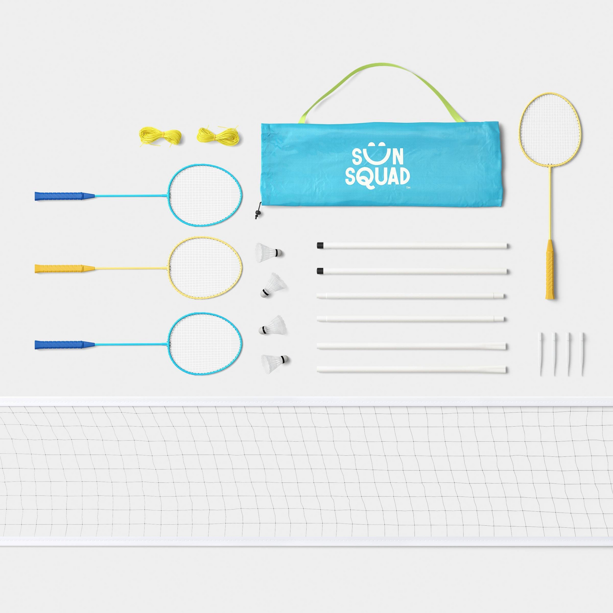 Badminton Set 10pc - Sun Squad