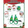 24PCS Christmas Party Favors, Santa Glasses Frames for Xmas Decorations Accessories Supplies - 2 of 4