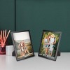 Hasting Home Set of 6, Black Picture Frames Set with Stand and Hooks - 4 of 4