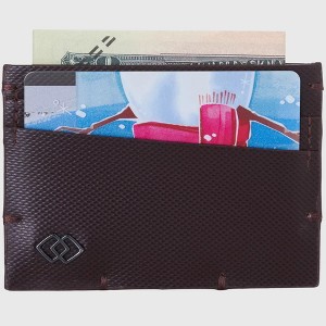 Alpine Swiss Double Diamond RFID Thin Card Holder Wallet - 1 of 4