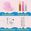 Joyfy Pink Baseball Cap DIY Kit, Arts And Crafts For Kids Ages 8-12, Birthday Toys Gifts For Girls Art Supplies - 4 of 4