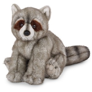 Bearington Rocko Plush Stuffed Animal Raccoon with Soft Faux-Fur, 13 inches - 1 of 4