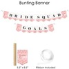 Big Dot of Happiness Bride Squad - Rose Gold Bridal Shower or Bachelorette Party Supplies - Banner Decoration Kit - Fundle Bundle - 3 of 4